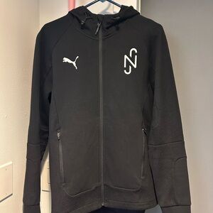 Puma Black Zip-Up Hoodie